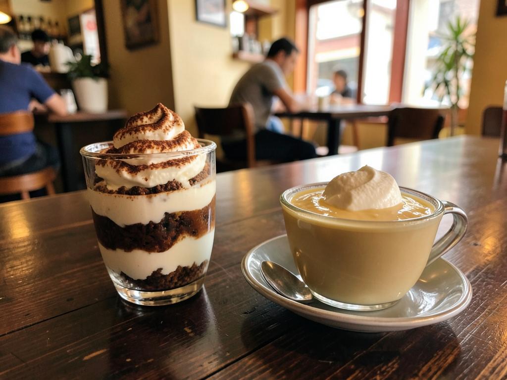 Postres caseros: tiramisú y natilla